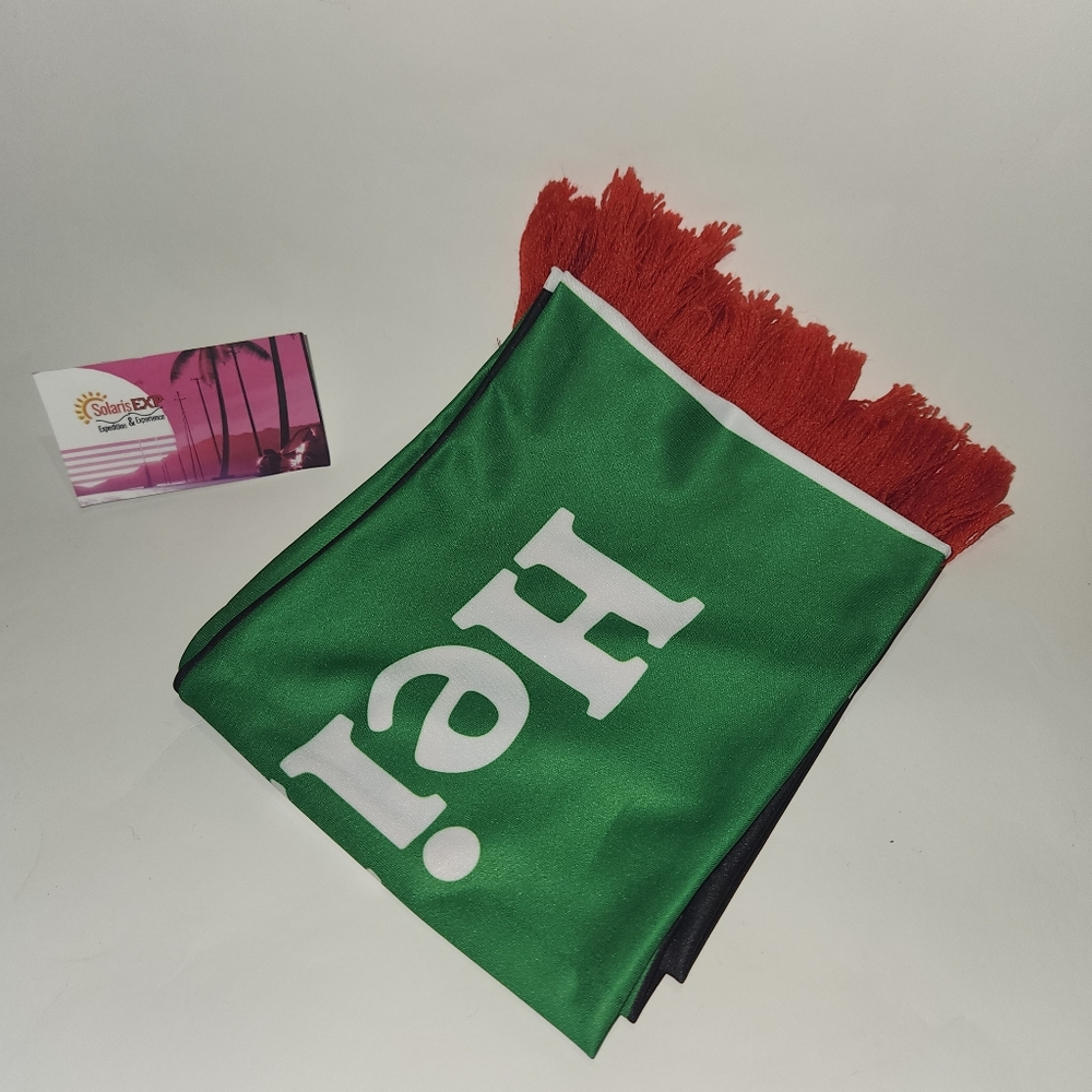Heineken Red Bull Scarf Green Black